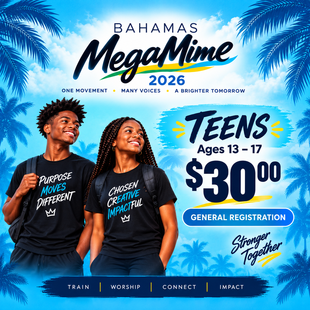 General Registration – Teens (Ages 13–17) — $30.00